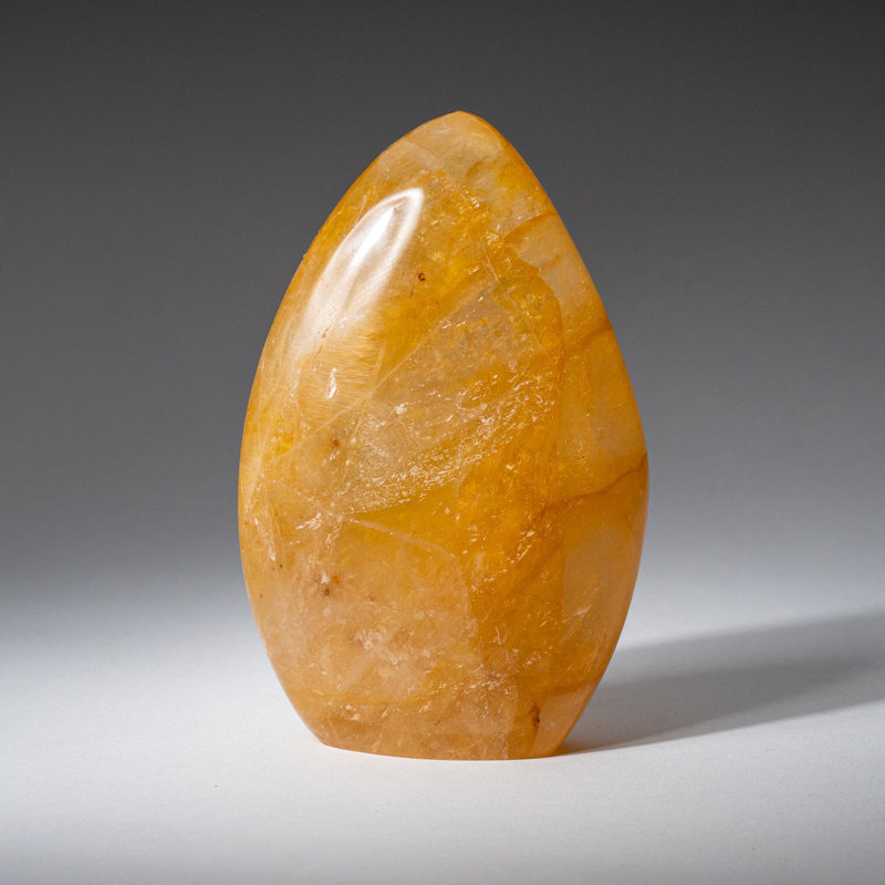 Véritable quartz poli (petit) forme libre de Madagascar