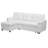 Gadalia Modern L-Shaped Sectional Sleeper Sofa with Storage Chaise, Pull-Out Bed Design – Reversible Velvet Couch for Small Spaces-20531763