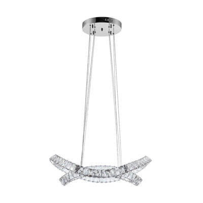 Lustre linéaire à 1 lumière à DEL unique et remarquable
