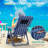 Backpack Beach Chair, 6-Positions Reclining Folding Beach Chair with Cooler Bag and Cup Holder-336665202