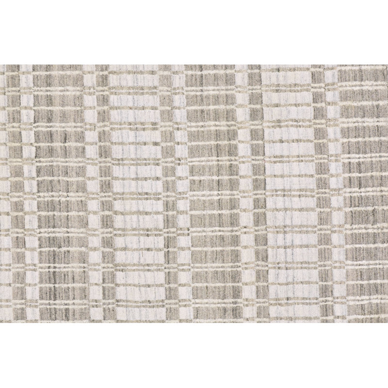 Tapis taupe tissé à la main Adriann, Rectangle 2 pi x 3 pi