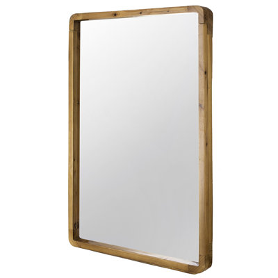 24"x36" Rectangle Wood Mirror - Transform Your Entryway Living Room Bedroom With Appeal
