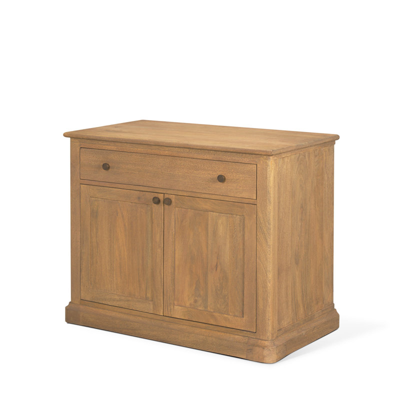 Braxton Rectangle Accent Cabinet, Light Brown