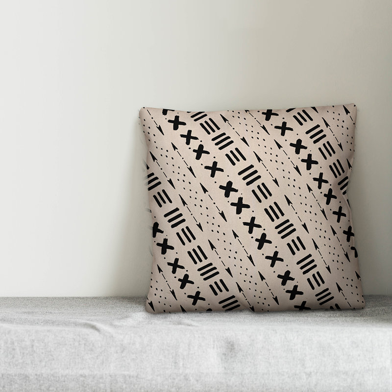 Tribal Pattern Outdoor Throw Pillow