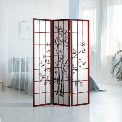 Tabron 70.25'' Tall Lucky Bamboo Shoji Screen