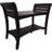 Krehbiel Contemporary Teak Shower Bench With Handles In Finish-442386938-448275490