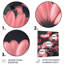 Marguerites roses et noires monochromes photo IV - décorations murales marguerites-1225775827-1225775828