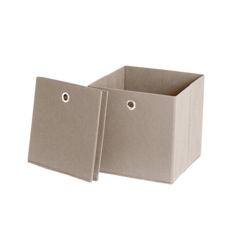 17 Stories Stoffbox Fabric Decorative Bin, Nature