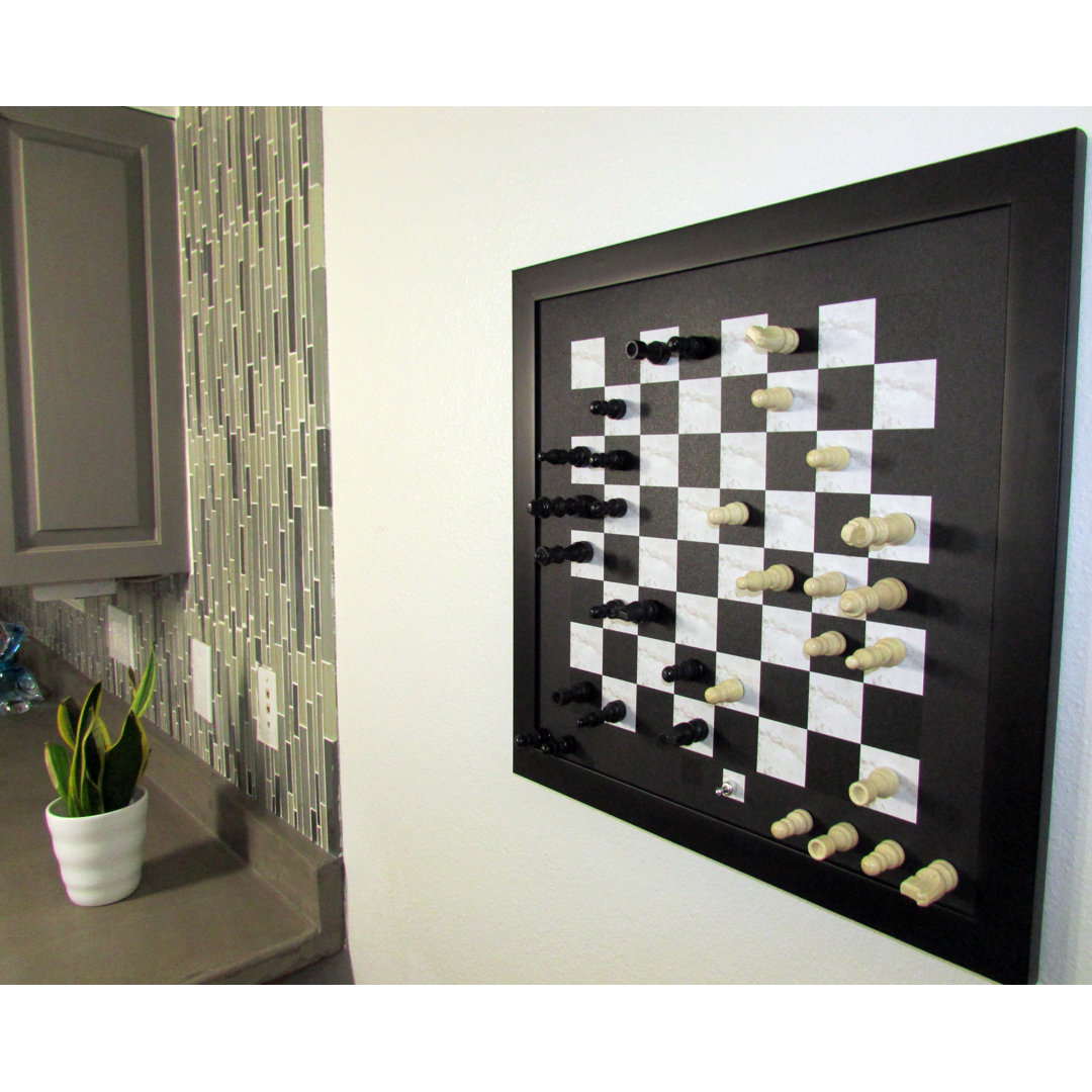 Magnetic Chess Wall Décor Charlton Home®