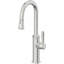 Davoli Pull-Down Prep/Bar Faucet with Button Sprayer-699376222