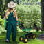 Chariot de jardin en fer avec plateau de travail robuste