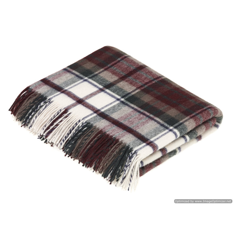 Tartan Hand Woven Throw Blanket