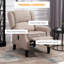 Canapé de massage inclinable avec fonction chauffante, télécommande, beige