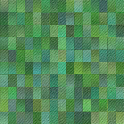 Tissé à la machine à motif géométrique en laine et polyester vert/jaune Tapis décoratif