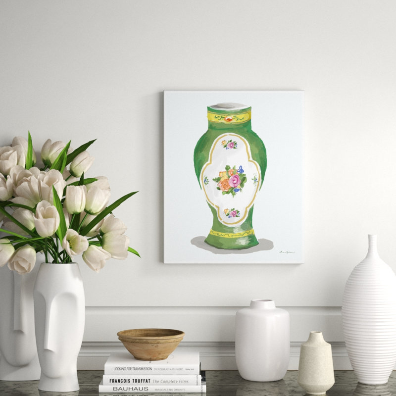 Vase Series Giclee Print by Dana Gibson, Green