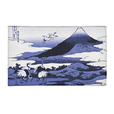 Tapis de la zone bleue chenille pour les grues japonaises
