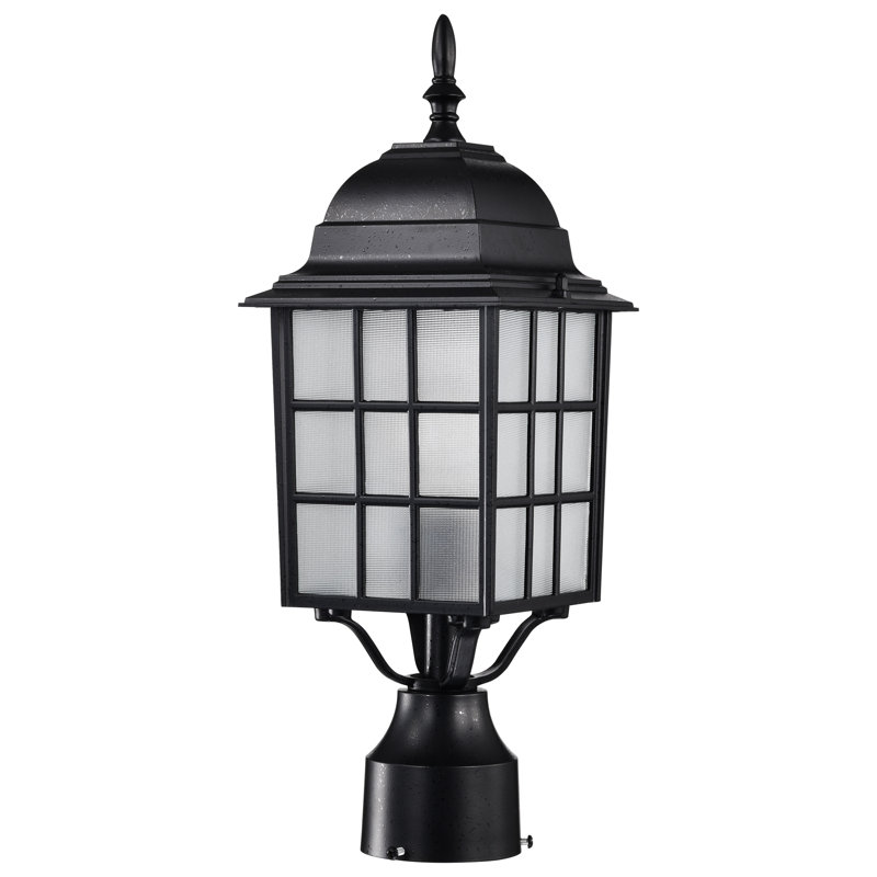 Sorrells Frosted Lantern Head, Textured Black