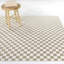 Tapis à carreaux brun Croce-491243289