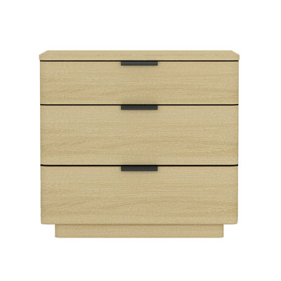 Payton 26" Nightstand In Natural Oak (3-Drawer)