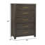 Commode 5 tiroirs Hcadar