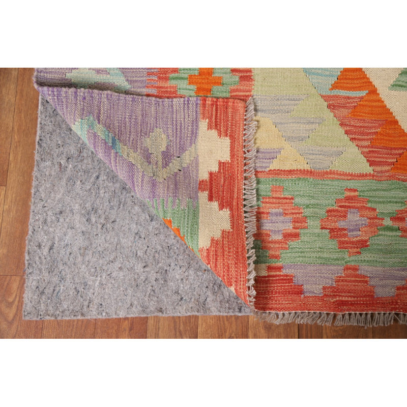 Reversible Wool Kilim Oriental Area Rug 5x7