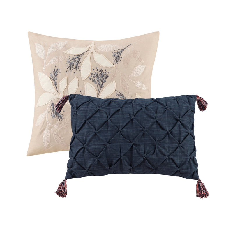 8 Piece Comforter Set Navy