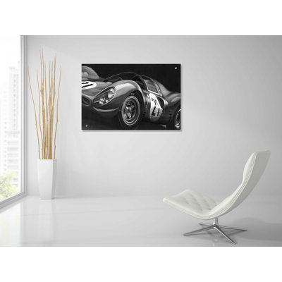 Art mural en verre épique «Vintage Racing II» par Ethan Harper