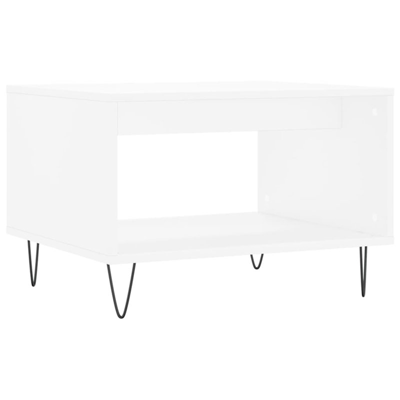 Glendarious Four Leg Coffee Table with Storage, White