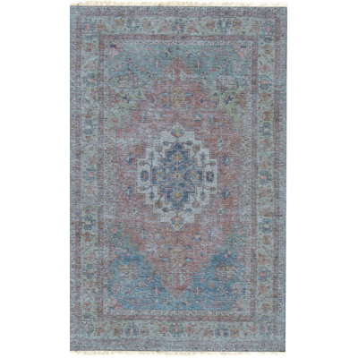 Hand Woven Wool Floral Area Rug