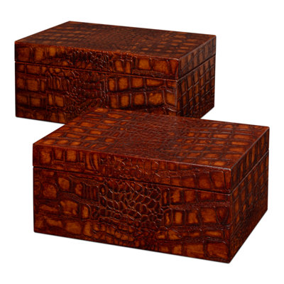 Boîte décorative Shagreen Candece