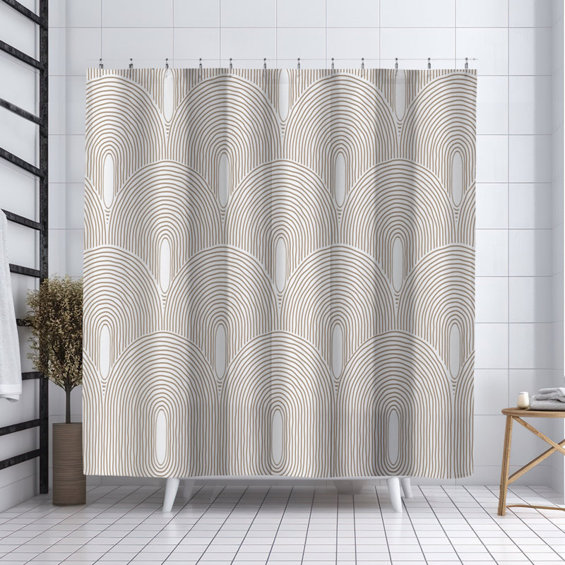 Coco Shower Curtain, Beige