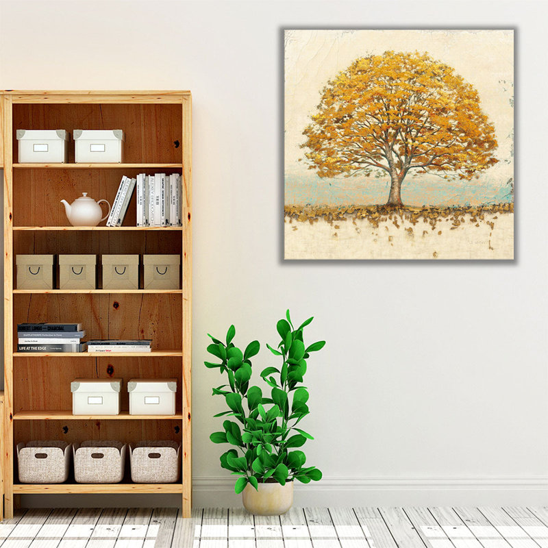 Chêne doré - reproduction d'art sur toile, H 12 po x l 12 po