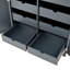 Garde-manger 70,9 po de hauteur - autoportant avec 4 portes, plateaux coulissants et tablette réglable-1081096001