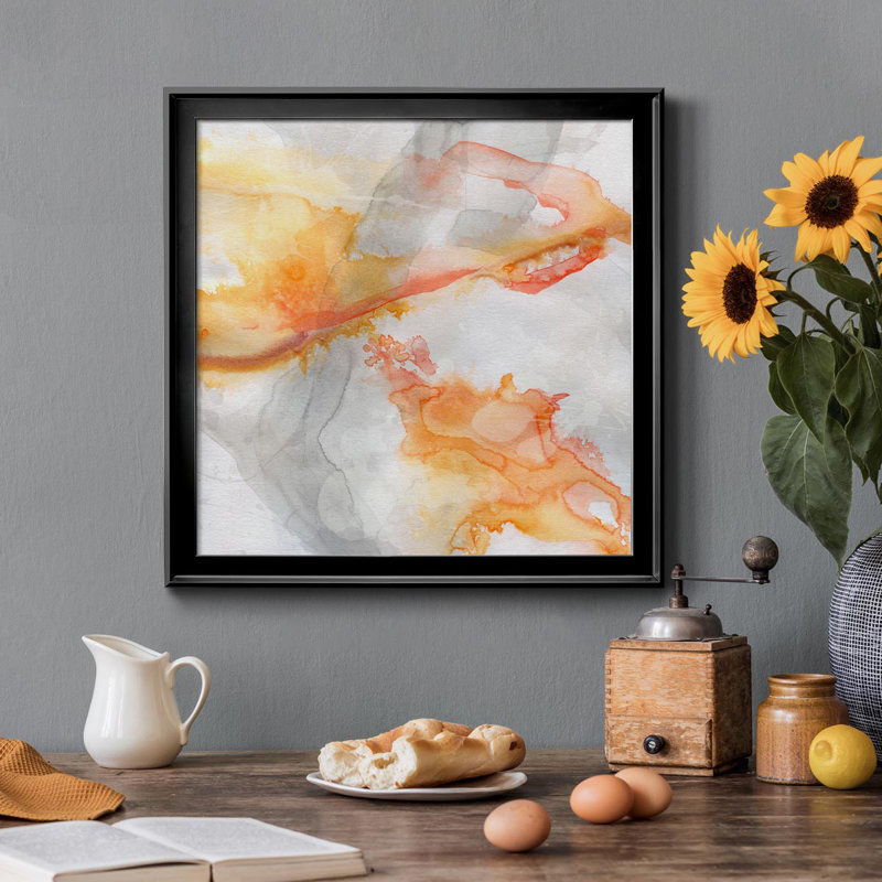 Transparent Opposites II - cadre photo, impression sur toile, H 26,5 po x l 26,5 po x P 1,5 po, Noir