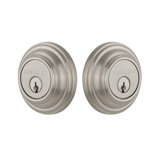 Nostalgic Warehouse Classic Rosette Double Cylinder Deadbolt