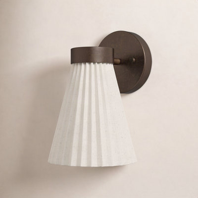 Viski Single Light Flush Mount Sconce