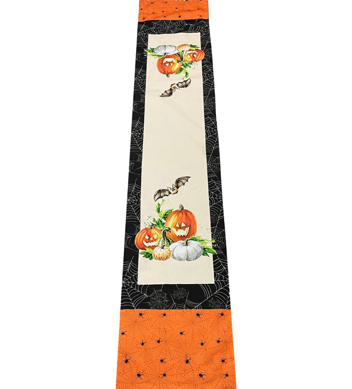 Floreta Rectangular Floral Fall Cotton Table Runner