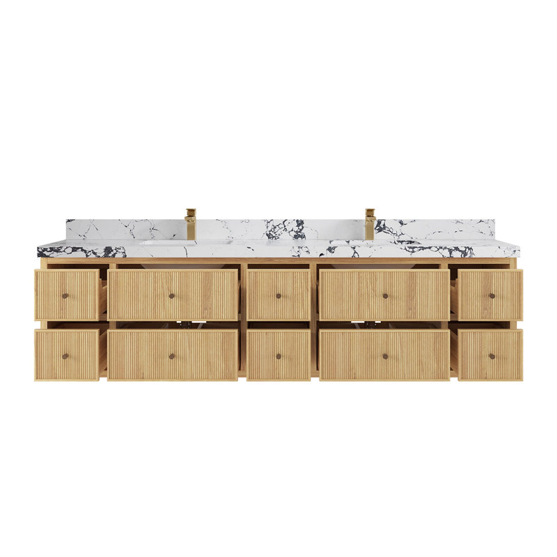Ensemble de meuble-lavabo double 84 po Sonoma, Viola nuit