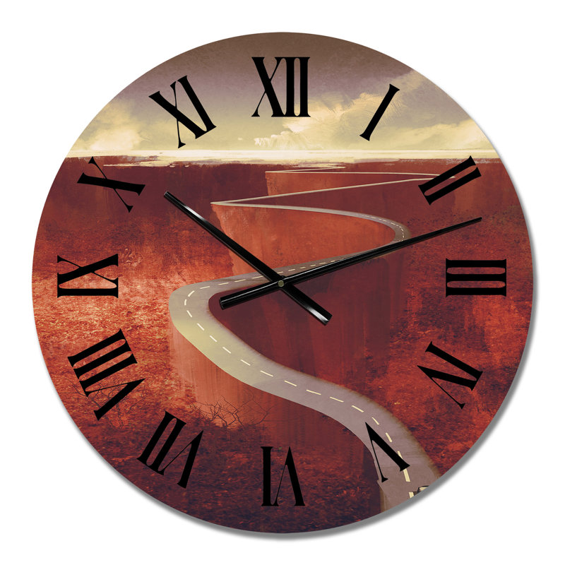 Horloge murale industrielle Scenic Drive, Petit