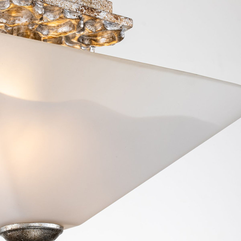 Helveston Star Flush Mount, Silver