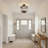 3-light Farmhouse Black Semi Flush Mount-562026224
