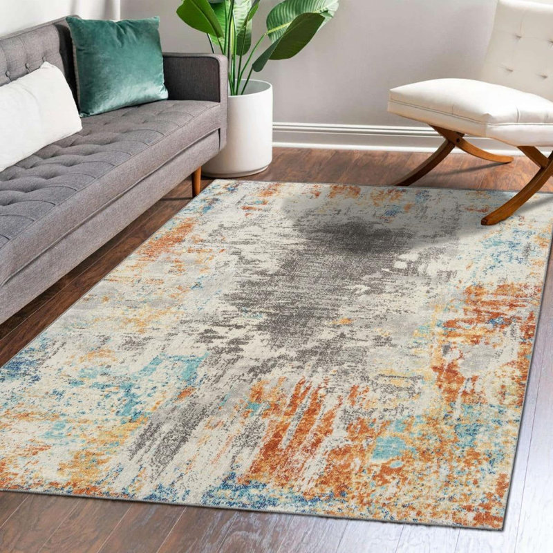 Elkhorn Abstract Indoor Rug, Rectangle 8' x 10'