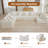 Boneless 152.2’’ Oversized Sectional Sofa, Modular Compressed Cloud Couch with Memory Foam, No Assembly Needed-132861372
