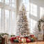 Arbre de Noël cyprès enneigé 6 pi.-127376129