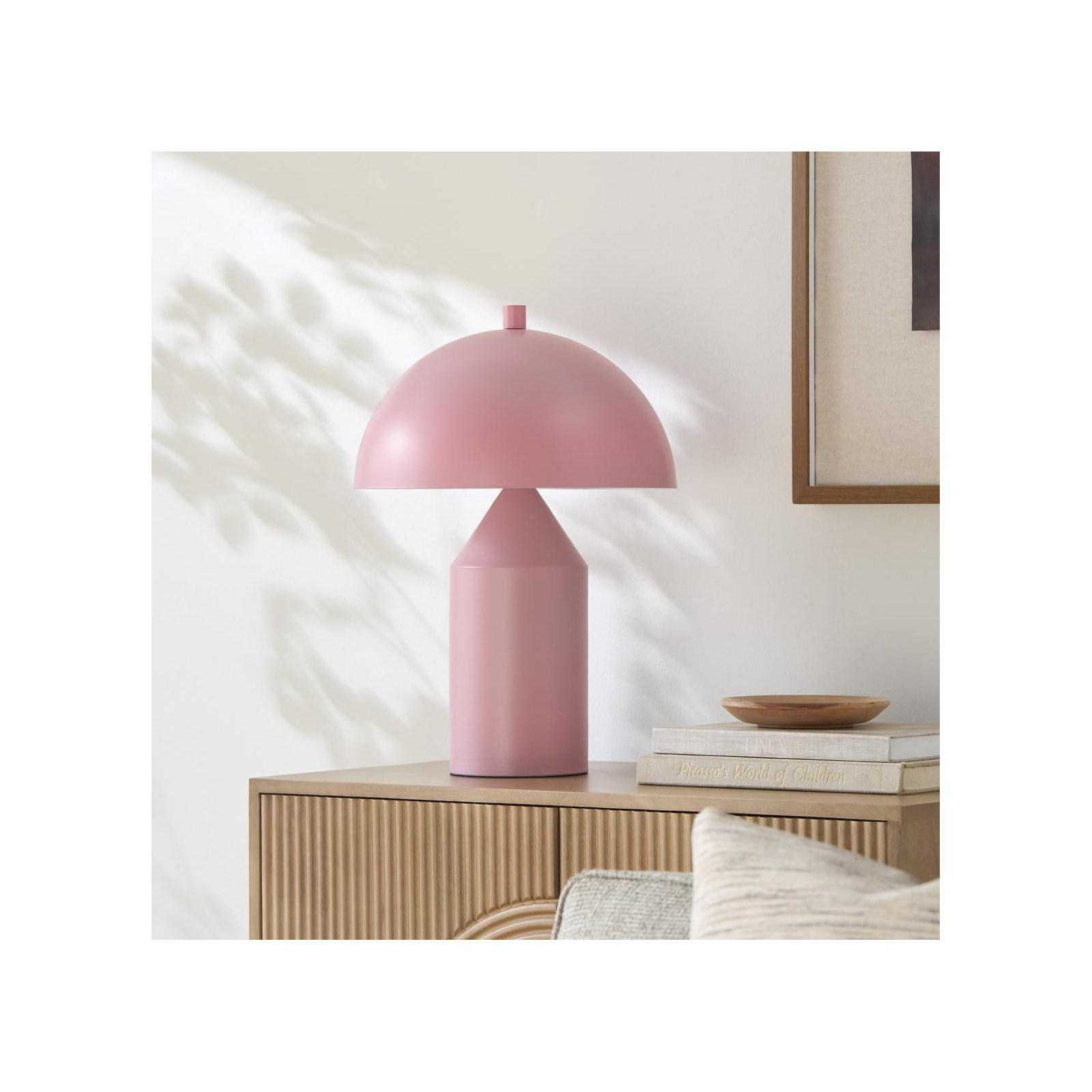 Jemma Metal Table Lamp, Pink