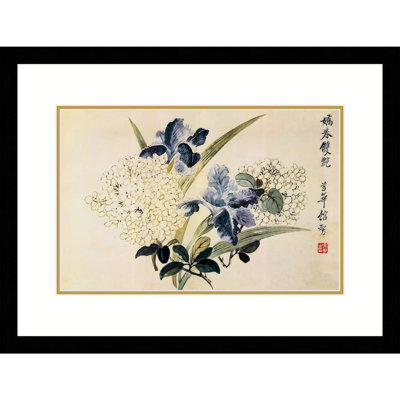 Blooming Hydrangeas by Yun Shouping- Single Picture Frame Print