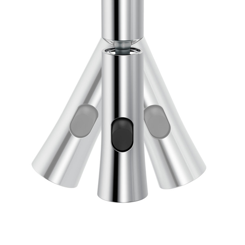 Moen Ronan Pulldown Kitchen Faucet With Swivelcontrol Wand And Power Clean Technology, Chrome