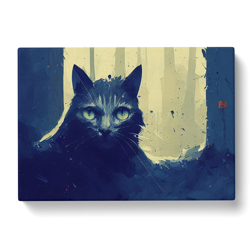 Cat - Wrapped Canvas, 35cm H x 50cm W x 3cm D