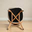 Chaise en chêne naturel de qualité supérieure, dossier ergonomique, structure en bois massif robuste-1366475210-1366475211