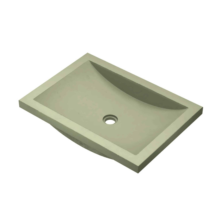 NativeStone Handmade Rectangular Undermount Bathroom Sink